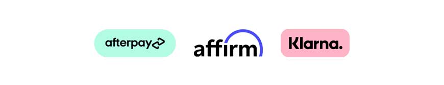 Afterpay, Affirm, and Klarna buy now pay later options